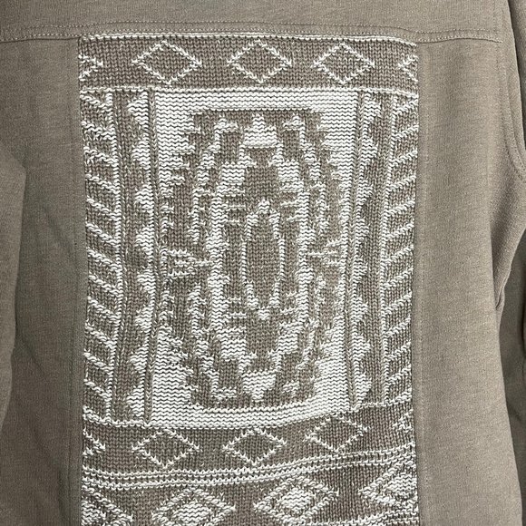 prAna Woman’s Beige Aztec Printed Zip Up Hooded Jacket Size Small - Picture 5 of 6